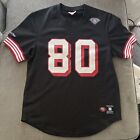 San Francisco 49ers Jerry Rice Mitchell & Ness 75TH Patch N&N Jersey Black