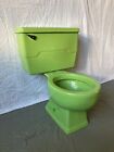 Vintage Fresh Lime Green Porcelain Toilet Old Kohler Bathroom We Ship 517-23E