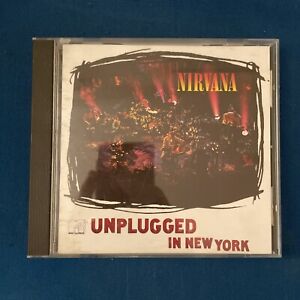 Unplugged in New York by Nirvana (CD, 1994, DGC) Classic Grunge Rock Live CD