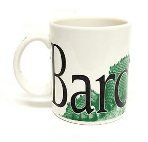 2002 Starbucks City Mug Collector Series Barcelona 16oz Ceramic Mug Cup