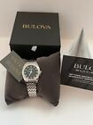 Bulova 96L317 Classic Crystal Stainless Steel Quartz Ladies Watch / NEW WITH TAG