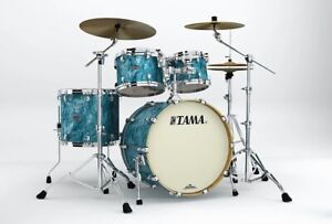 Tama drums sets Starclassic WB Turquoise Pearl Walnut / Birch 4 piece kit NEW