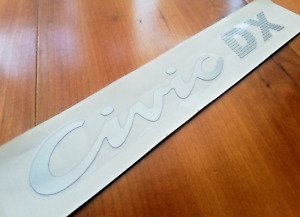 DX Civic Rear Sticker - Fits Civic 92-95 Hatchback EG - Reproduction Sticker