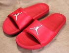 Jordan Break Slide Sandals University Red w/ Silver Jumpman AR6374-602 Size 9