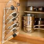 Lid Pot Pan Top Sturdy Metal Rack Organizer Holder Kitchen Cabinet Wall Display