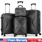4 Piece  Business Luggage Set Spinner Lightweigh Hardshell Suitcase  W/ TSA Lock