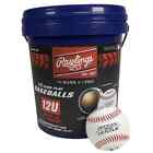 Rawlings ROLB2 12U Official League Youth Practice Baseball Bucket, 12 Count