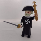 playmobil accessories Figures lot 1 Maltese knights with hats sword cross castle