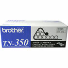 New GENUINE Sealed Brother TN350 2500 Pages Toner Cartridge - Black New