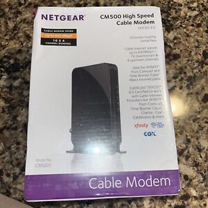 NETGEAR Cable Modem CM500 Compatible w/ All Cable Providers DOCSIS 3.0 Sealed/ K