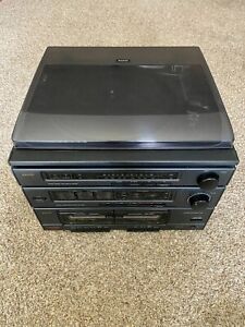 Vintage Sanyo GXT909U Home Stereo - Turntable & Dual Cassette - Tested/See Vid