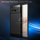 For Google Pixel 6 / 6 Pro Carbon Fiber Heavy Duty Slim Shockproof Case Cover
