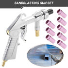 Sandblaster Abrasive Gun Air Siphon Feed Nozzles Kit Sand Sandblasting Blaster