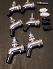 Perlick Faucets 425 Draft Beer Lot Of 6 + Parts