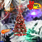 2D Christmas Candy Cane Hanging Ornament Xmas Tree Party Gifts Decor 2024
