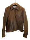 Aero leather 38 Size Leather Jacket Brown