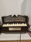 Rare, Vintage Emenee Electric Golden Pipe Organ #200, Working Condition