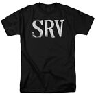 Stevie Ray Vaughan SRV Logo T Shirt Licensed Classic Rock Blues Music Black