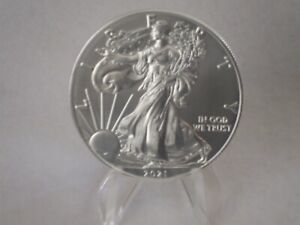 New Listing2021 $1 American Silver Eagle 1 oz Brilliant Uncirculated Type 1