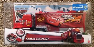 Disney Pixar Cars Mack Hauler (Only at Walmart) 2013 White Label Background