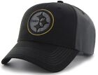 Pittsburgh Steelers NFL Team Apparel Black Blackball Tonal Hat Cap Adjustable