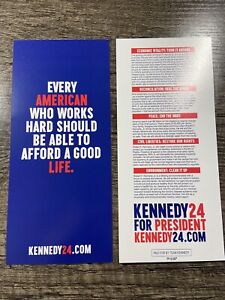 (1) Robert F Kennedy Jr Flier President 2024 Political Paper Brochure OFFICIAL