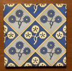 Antique Circa 1880s Cornflower Motif Victorian Tile Mintons Gothic Aesthetic 6