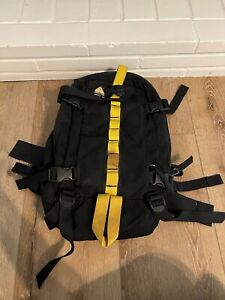 Vintage Nike ACG Karst Backpack Black Yellow Men's Women’s One Size 18L