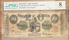 New ListingSeries 1862 $20 Legal Tender PMG 8 Very Good. Rare Note