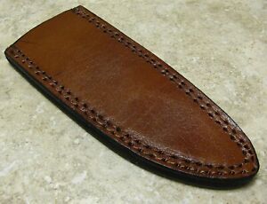 Leather Belt Sheath for Fixed Blade Traditional Style Knife up to 6 1/4