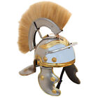Imperial Roman Centurion Helmet | 20 Gauge Steel with Blonde Plume Costume Helm