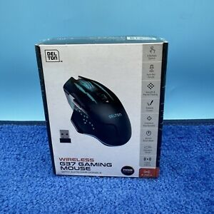 Delton G37 Wireless Optical Gaming Mouse, Black