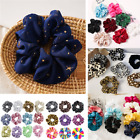 Large Scrunchies Silk Satin Elastic Hair Ring Bands Rope Tie Ponytail For Women