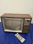 Zenith SA1319W Space Command Vintage Retro TV - w/ Remote. Parts Only.