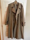 Vintage burberry trench coat mens XXL