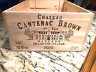 CH. CANTENAC BROWN 2020 WOOD WINE CRATE 12 BOTTLE 19 3/4