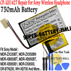 Battery For Sony MDR-ZX330BT,ZX550BN,WH-XB700,MDR-XB650BT,XB950B1,XB950BT,BTN200