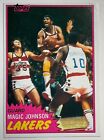 1981 Topps MAGIC JOHNSON Los Angeles Lakers #21 2nd Year