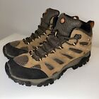 Merrell Moab Mid Hiking Boots Mens 11 Brown Earth Waterproof Performance J88623