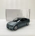 1/18 Norev 2003 BMW M3 CSL E46 Grey Metallic Diecast With Opening Limited