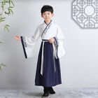 Kids Boys Chinese Tang Suit Traditional Hanfu DressAncient Cosplay Costume Suit