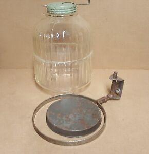 New ListingSellers cabinet original swing-out sugar jar with bracket Hoosier