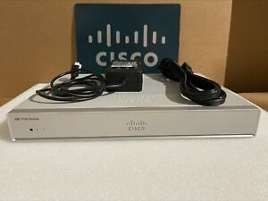 Cisco Systems ISR C1111-8P Router Integrated Services Router With pwr adapter