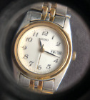 Genuine Seiko 7N83-0011 Ladies 2-Tone Quartz Wrist Watch Running New Battery