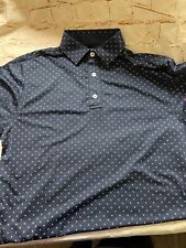 FootJoy Diamond Print Golf Polo Shirt Men Small Embroidered Liberal country Club