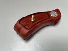 NEW GRIP FOR S&W J FRAME ROUND BUTT BODYGUARD CHECKERED CLASSIC PANEL HARDWOOD