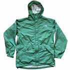 THE NORTH FACE Jacket L Hyvent DT Hooded Rain Windbreaker Packable Green Flawed