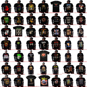 THE BEST COLLECTION OF CLASSIC ROCK #3 BLACK T SHIRTS PUNK ROCK MEN'S SIZES