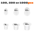 Tattoo Ink Cups No Spill Flat Base #8 #9 #11 #12 #13 #15 Choose 100 500 or 1000