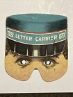 RARE  Letter Carrier Postal Post,  Mailman Mask WWII 1940s Excellent Condition